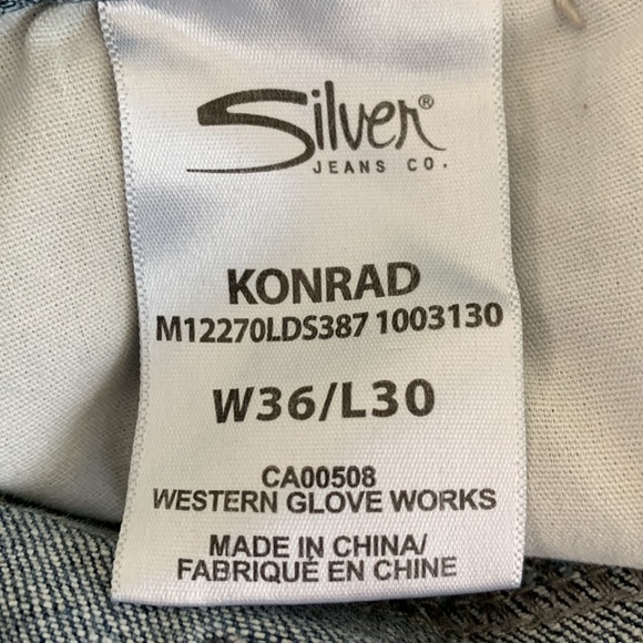 Silver Konrad Slim Fit Slim Leg Jean - Picture 16 of 16